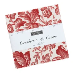 moda cranberries and cream charm pack 44260pp