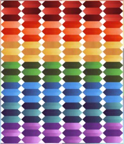 Ombre Rainbow 54 x 63