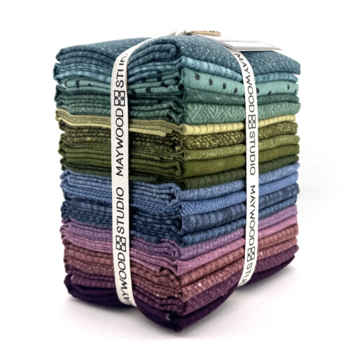 Woolies Flannel Gemstones Fat Quarter Bundle