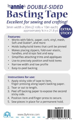 ByAnnie's Double Sided Basting Tape 3 mm x 20 m 7 SUP217 2