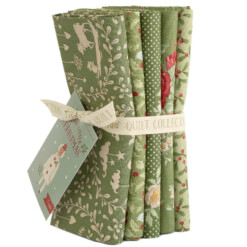 Tilda - Merry Little Christmas - Green Fat Quarter Bundle