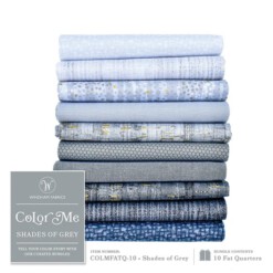 Color Me - Shades of Grey - Fat Quarter Bundle