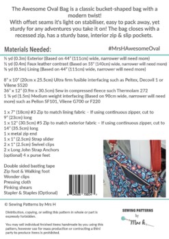 The Awesome Oval Bag 5 MH AWESOME 1