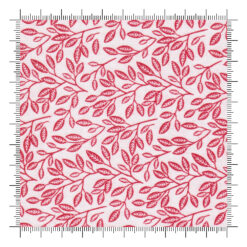 Radiant Ruby Leaves Cloud