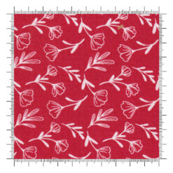 Radiant Ruby Floral Schoolhouse