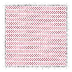 Radiant Ruby Herringbone Cloud