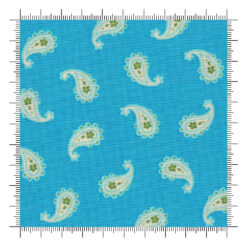 Whimsy Petite Paisley Turquoise