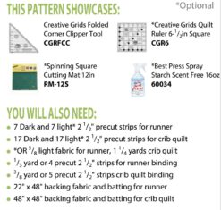 Hexie Imposter Runner or Quilt 5 CLPPSQ005 1
