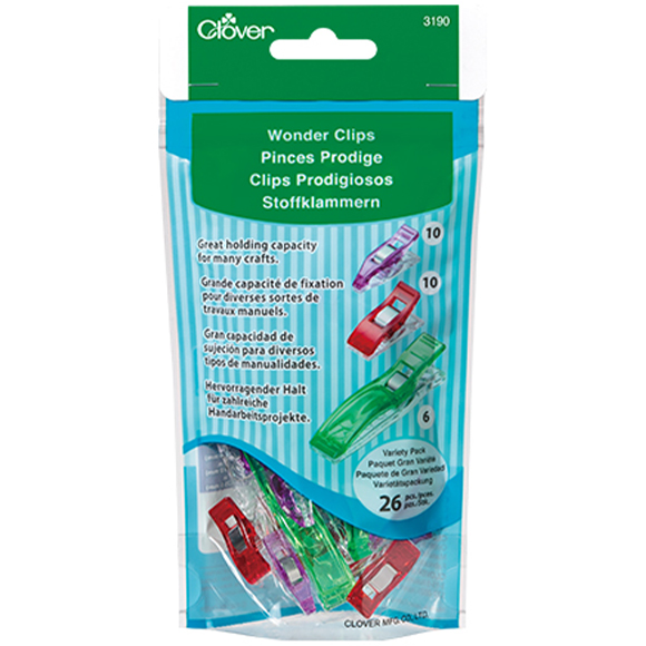 Clover Stoffklammern Kombi Packung 26 Stk. 2 Clover Stoffklammern Kombi Packung 26 Stk.