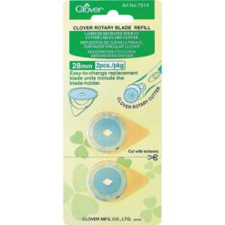 Clover Ersatzklinge für Rollschneider - 28 mm - 2 Stück