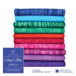 Color Me - Jewels - Fat Quarter Bundle