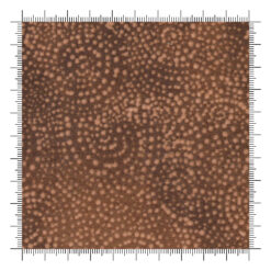 Solstice  Flannel wide serene swirls brown
