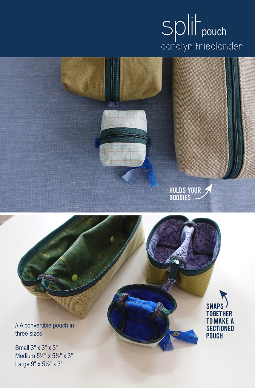Split Pouch Pattern 3 Split Pouch Pattern